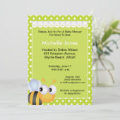 Mam om Baby shower uit te nodigen Kaart (Staand voorkant)