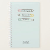 Mam om baby te zijn, luier in een zwangerschapspan planner (Voorkant)