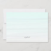 Mam om blauwe Baby shower uitnodiging te zijn (Achterkant)