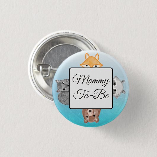 Mam om Button te zijn Fox Woodlands Theme (Voorkant /achterkant)