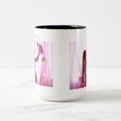 Mam om gepersonaliseerde fotografie te zijn, moede tweekleurige koffiemok (Center)