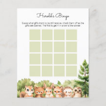 Mam om Gifts Bingo Boy Baby shower Games