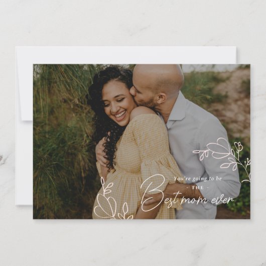 Mam om Moederdag-fotokaart te worden Kaart (Voorkant)
