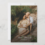 Mam om Moederdag-fotokaart te worden Kaart (Achterkant)