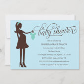 Mam om te worden | Baby Blue Kaart (Voorkant)