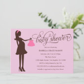 Mam om te worden | Baby Roze Kaart (Staand voorkant)