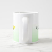 Mam om te worden, Cute Bumblebee Green/Yellow Grote Koffiekop (Achterkant)