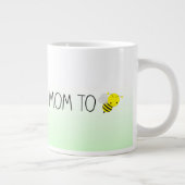 Mam om te worden, Cute Bumblebee Green/Yellow Grote Koffiekop (Rechts)