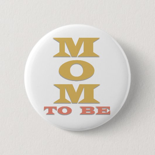 Mam om te worden ronde button 5,7 cm (Voorkant)