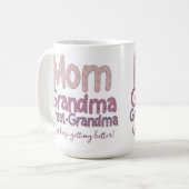 Mam-oma-achter-oma Koffiemok (Voorkant links)
