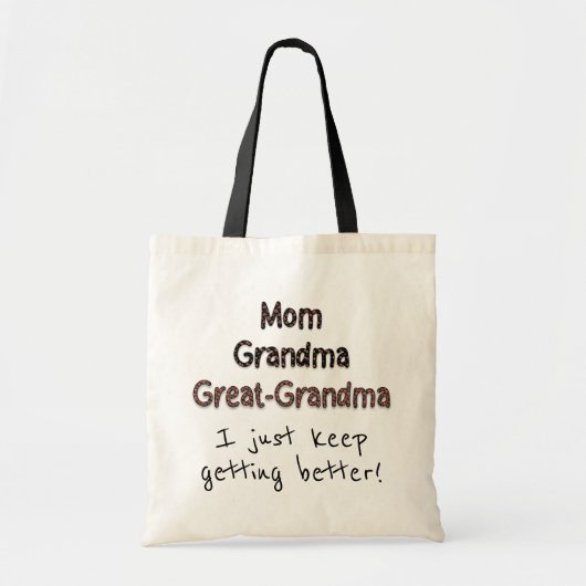 Mam-oma-achter-oma Tote Bag (Voorkant)