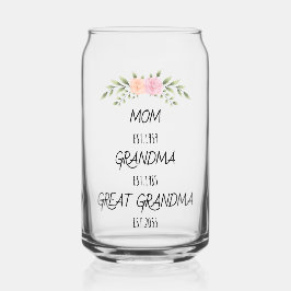 Mam, Oma, Grote Oma Custom Family Dates Blikvorm Glas