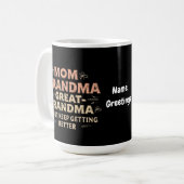 Mam, oma, oma, ik word steeds beter koffiemok (Voorkant links)