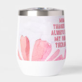 Mam Onbetaalde Therapist Funny Floral Moederdag (Voorkant)