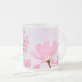 Mam Onbetaalde Therapist Funny Floral Moederdag Matglas Koffiemok (Voorkant rechts)