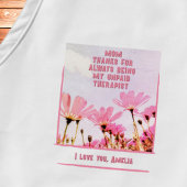 Mam Onbetaalde Therapist Funny Floral Moederdag Standaard Schort