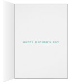 Mam One in een Melon Watermeloen Moederdag Kaart (Binnen (Rechts))