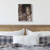 Mam op wachtdienst canvas afdruk (Insitu (Slaapkamer))