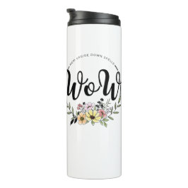 MAM op zijn kop spelt WOW! Thermosbeker