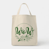 MAM op zijn kop spelt WOW! Tote Bag (Achterkant)