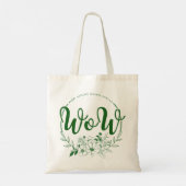 MAM op zijn kop spelt WOW! Tote Bag (Achterkant)