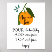 Mam-osa Bar Sign Poster (Voorkant)