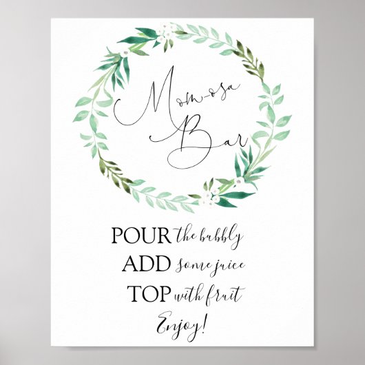 Mam-osa Bar Sign Poster (Voorkant)