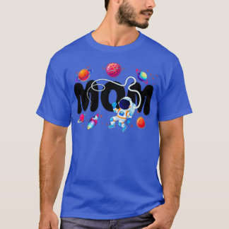 Mam Outer Planets Birthday Party Astronaut Space T T-shirt