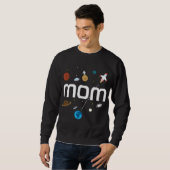Mam Outer Space Birthday Party Trui (Voorkant volledig)