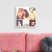 Mam Pap en Kinderen Canvas Afdruk (Insitu (Woonkamer))