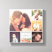 Mam Pap en Kinderen Canvas Afdruk (Voorkant)
