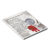 Mam & pap gedicht - 25th Wedding Jubileum Notitieblok (Schuin)