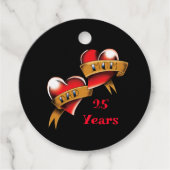 Mam & Pap Jubileum Party Bedankjes Labels (Voorkant)