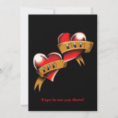 Mam & Pap Jubileum Party Kaart (Achterkant)