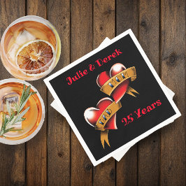 Mam & Pap Jubileum Party Servet