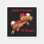 Mam & Pap Jubileum Party Servet (Voorkant)