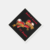 Mam & Pap Jubileum Party Servet (Hoek)