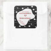 Mam Pap Kinderen Kinder Familie Personaliseren Vierkante Sticker (Tas)