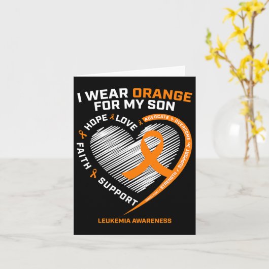 Mam Pap Leukemie Bewustheid Zoon Leukemie Bewusthe Kaart (Gele Bloem)