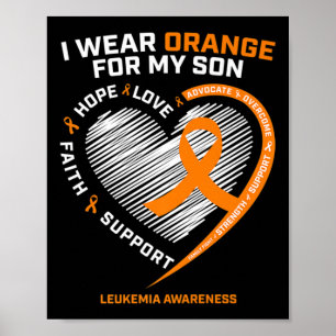 Mam Pap Leukemie Bewustheid Zoon Leukemie Bewusthe Poster