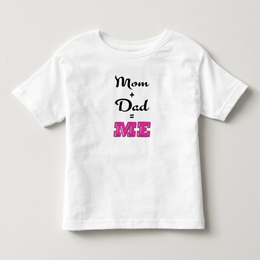 Mam + Pap = ME Kinder Shirts (Voorkant)