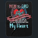 Mam & pap Mijn Angels T-shirt - ter nagedachtenis  Inbakerdoek<br><div class="desc">Mam & pap Mijn Angels T-shirt - ter nagedachtenis van ouders in de hemel</div>