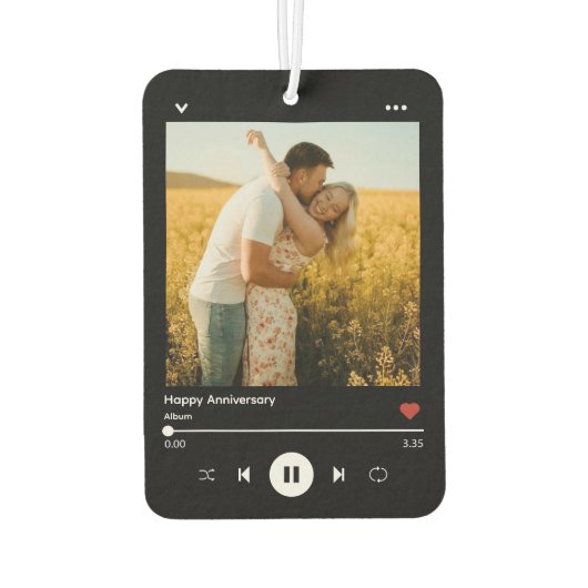 Mam & Pap Modern Jubileum Fotomuziekspeler Luchtverfrisser (Achterkant)