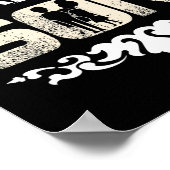 Mam Pap Quote Geweldige als mijn zoon Happy Vader Poster (Hoek)