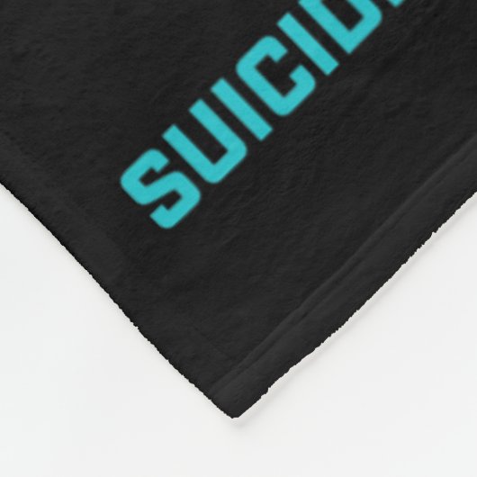 Mam papa Miss Daughter Suicide Awareness Preventio Fleece Deken (Hoek)