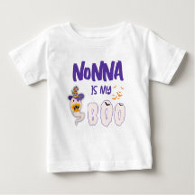 Mam Papa Nonna is mijn Boo schattig Halloween wit