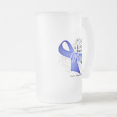 Mam Periwinkle Ribbon - Stomach Cancer Matglas Bierpul (Voorkant rechts)