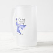 Mam Periwinkle Ribbon - Stomach Cancer Matglas Bierpul (Voorkant links)