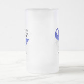 Mam Periwinkle Ribbon - Stomach Cancer Matglas Bierpul (Center)