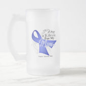 Mam Periwinkle Ribbon - Stomach Cancer Matglas Bierpul (Links)